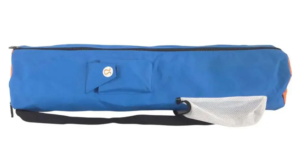 Vintage Lululemon Athletic Yoga Mat Carrier Bag Womens Blue Orange